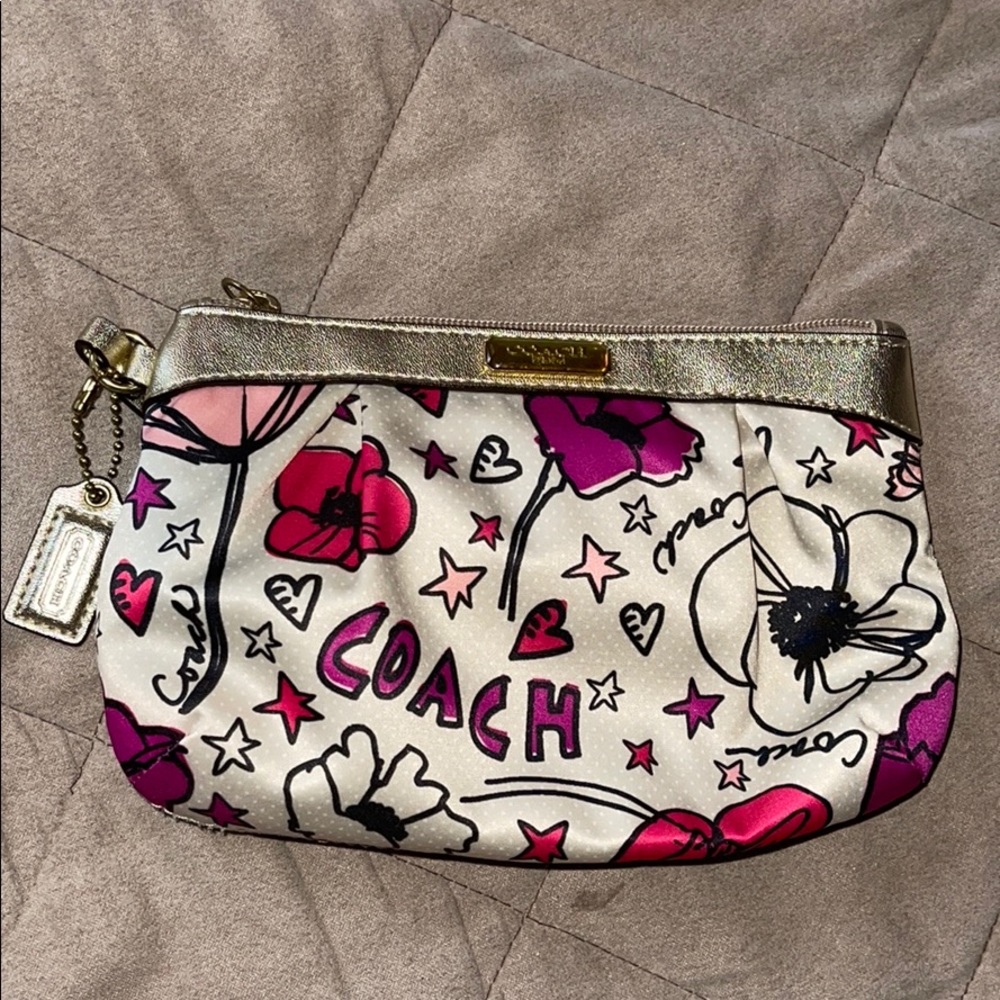 Coach Poppy Wristlet